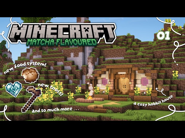 🌿 A New Way to play Minecraft | a Matcha Flavoured survival playthrough 🪻