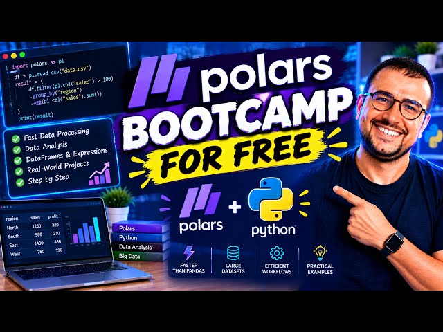 Polars Bootcamp For FREE in Python Programming Language 