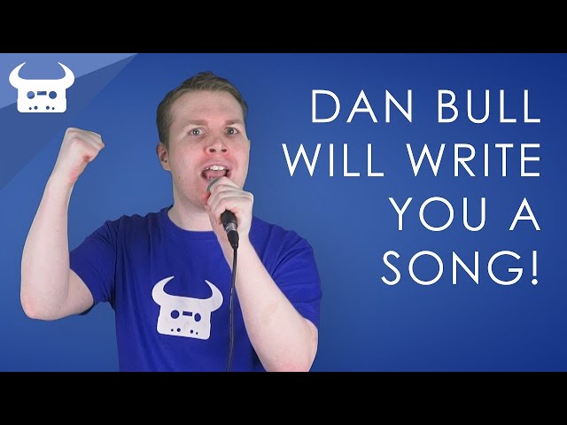 DAN BULL WILL WRITE YOU A SONG! | Charity auction for victims of Syrian war at Christmas.