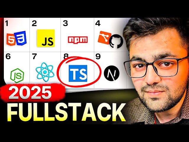 Full-Stack Road Map 2025 - Happy New Year 🥳