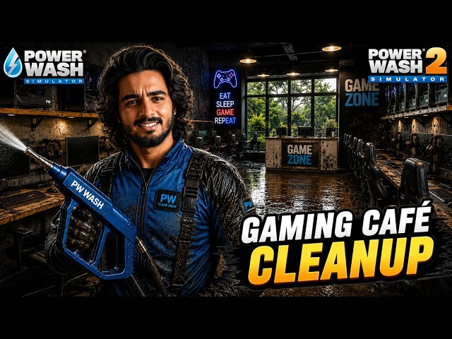 Cleaned the Dirtiest Gaming Cafe | PowerWash Simulator 2 #02