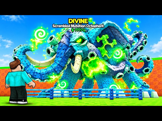 I OBTAINED THE WORLD'S BIGGEST DIVINE OCTOPHANT IN ROBLOX STEAL AN EGG !!