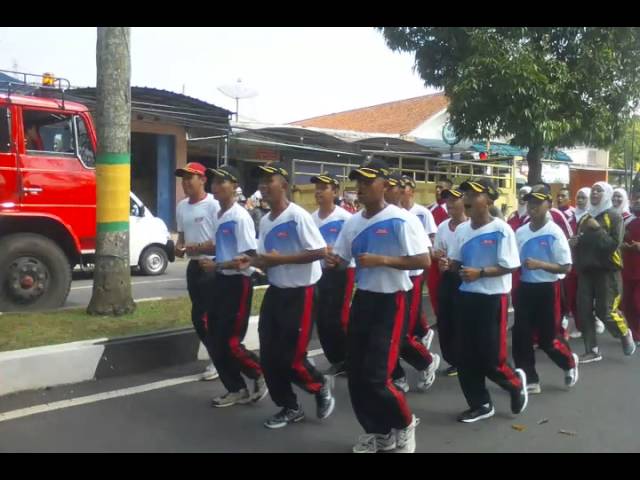 bersama MIS Banjar 2 Penyambutan Api PON Kota Banjar