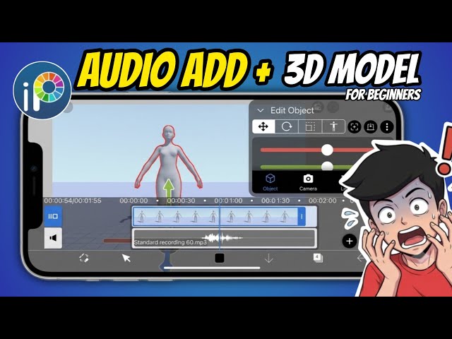 How to add Audio & 3D Models in Ibis Paint x on Mobile | Ibis Paint x Tutorial for Beginners 