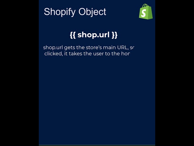 Shopify Liquid Object Explained: shop.url