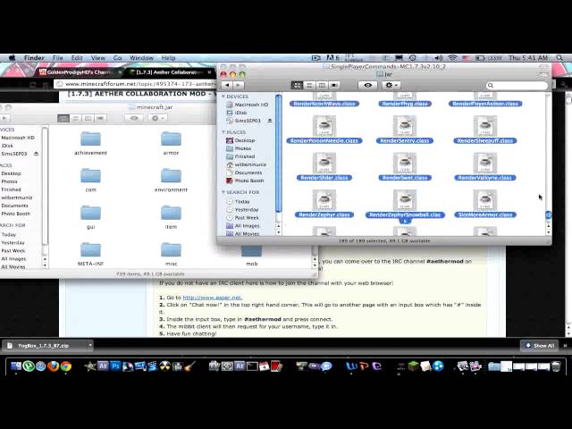 Minecraft | How To Get AetherMod | Mac