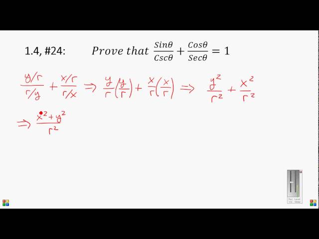 Calculus Section 1.4 #24