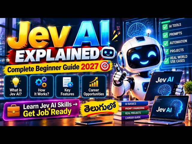 Jev AI   | What Is Jev AI Complete Beginner Guide 2027 |  Jev AI with AI Jobs | Naresh IT