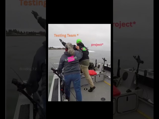 The Testing Team realizing they’re cooked 🚣‍♂️🆘