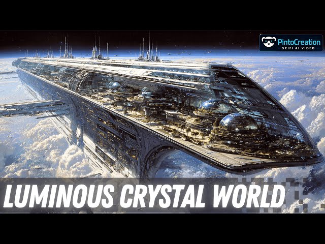 The Architecture of Paradise: An AI Journey Through a Luminous Crystal World (Midjourney/Hailuo AI)