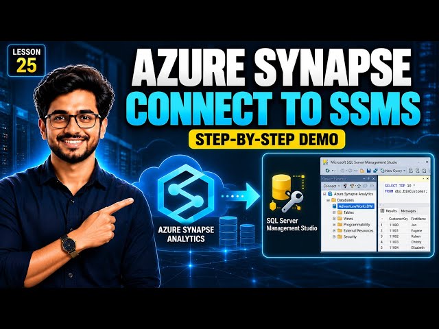 Azure Synapse Analytics Tutorial: Create SQL Pool & Connect SSMS (Step-by-Step Demo)