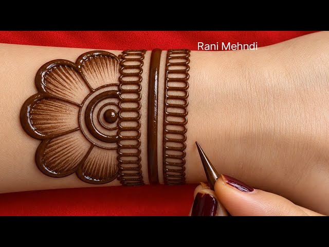 Very stylish mehndi design | Easy mehndi design | Back hand mehndi | Simple mehandi design | Mehandi