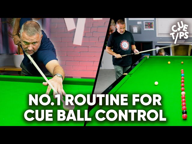 Stephen Hendry's Number 1 Routine To IMPROVE Cue Ball Control
