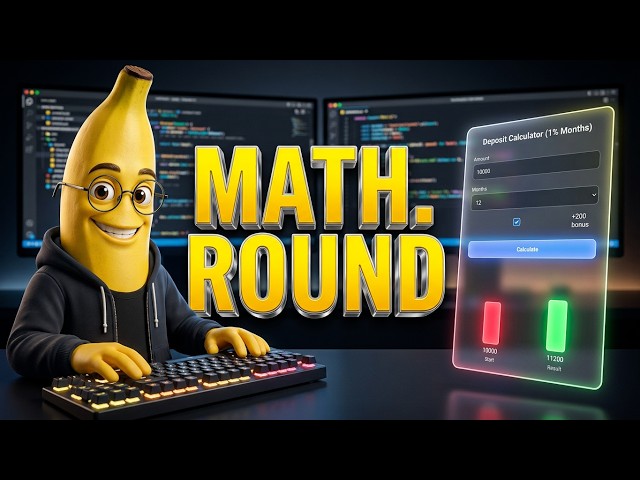 18 - Criando um simulador de depósito bancário do zero (Math.round) (Aulas JS)