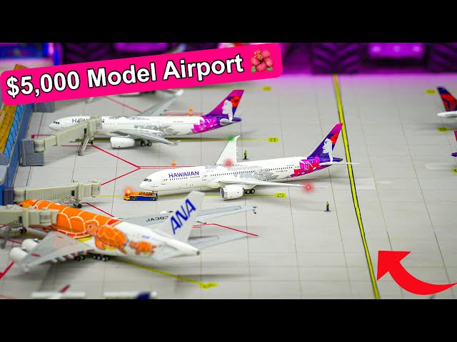 Miniature Replica: Gemini Jets Honolulu Model Airport in 1:400 scale!