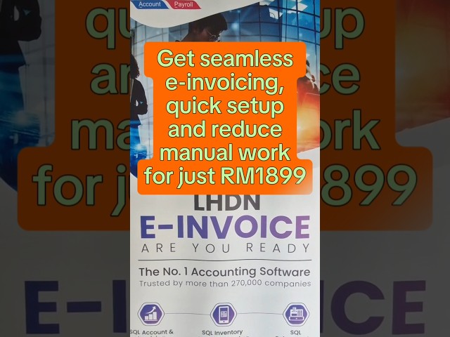 BUY ACCOUNTING SYSTEM FOR JUST RM1899