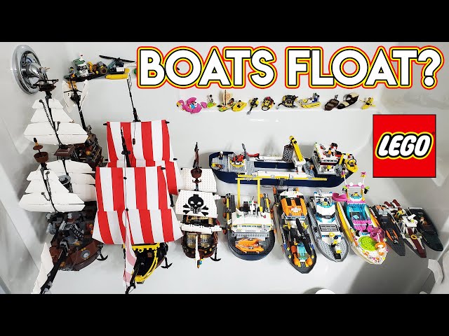 DO THESE LEGO BOATS FLOAT? 25 TESTED!