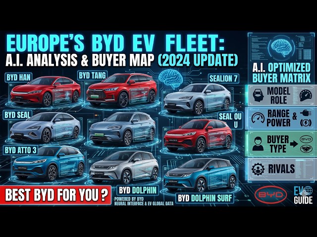 Every BYD EV in Europe Ranked: HAN to Dolphin Surf | Full BYD EV Range