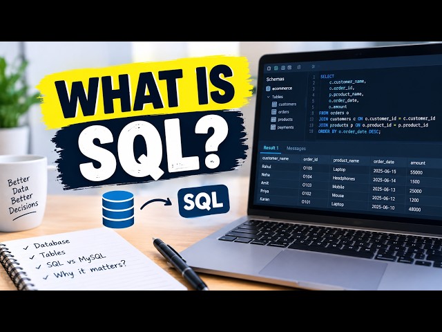 What is SQL? SQL Explained for Beginners | Data Analyst