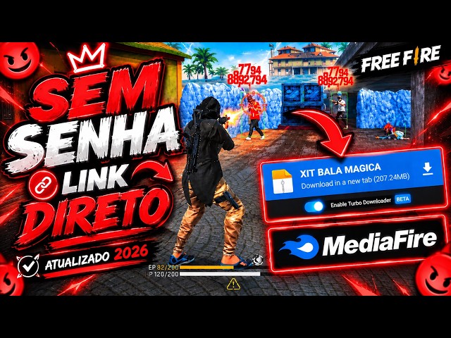 LINK DIRETO!🚩🔥XIT REGEDIT MOBILE GRÁTIS PARA FF 2026 + FFH4X PARA ANDROID IPHONE XIT PARA MOBILE FF