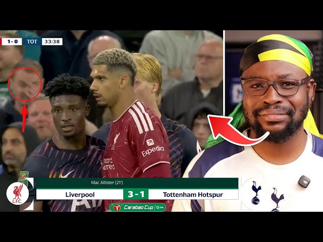 MOHAMMED KUDUS 75 MINS SURPRISED ME! LIVERPOOL 3-1 TOTTENHAM EFL CUP!
