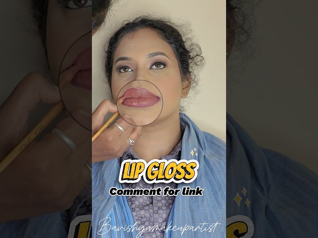 Matte Lips to Glossy Lips ✨ One Product Makeup Hack for Instant Gloss! 💋 #shorts #lipstick