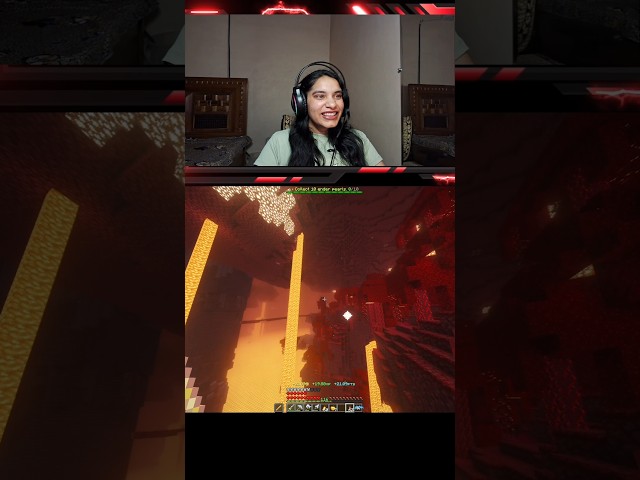 Do you have experience in flying in Nether in Minecraft Game 🎮 #gaming #minecraft #game #gameplay
