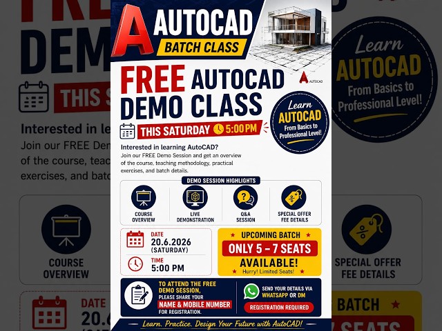 AutoCAD Tutorial in Tamil - Civil Tamil