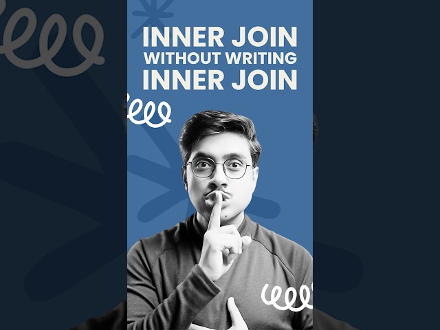 This Powerful SQL Join Hack Shocks Interviewers26 February 2026