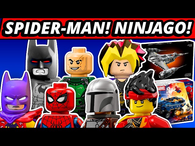 LEGO NEWS! Spider-Man Brand New Day! Batman! Summer Ninjago! $250 UCS N-1 Starfighter! Yu-Gi-Oh!