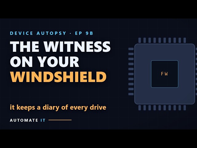The Witness on Your Windshield: What a Dashcam Really Records
