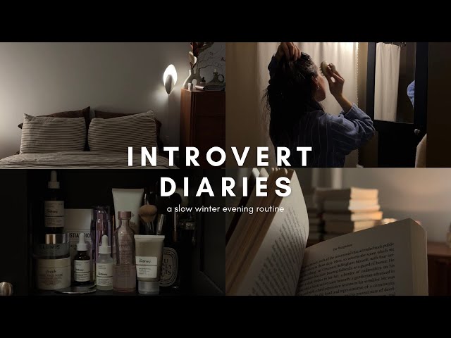 vlog | introvert diaries: a slow winter evening routine