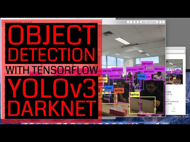 object detection with YOLOv3 - darknet