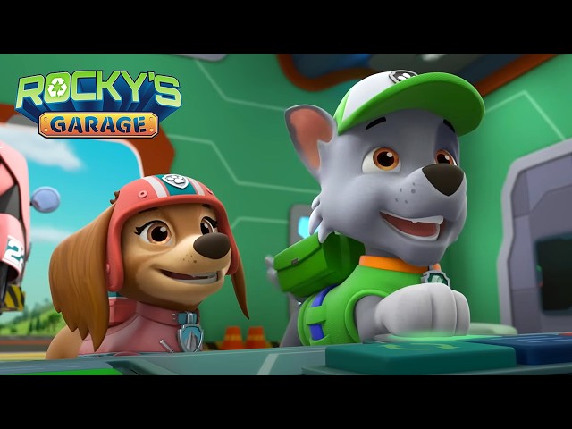 Liberty Wants A Scooter Upgrade! 🛵 - Rocky's Garage Compilation - PAW Patrol