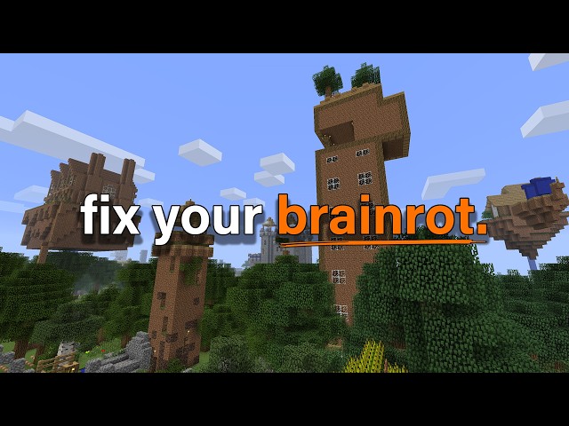 old minecraft fixes your attention span
