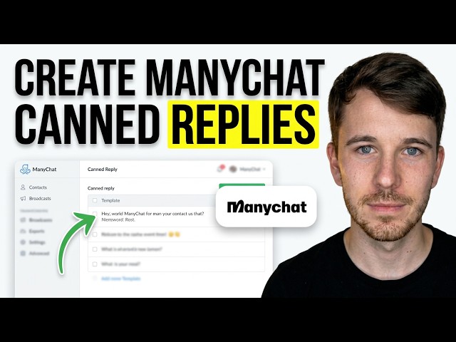 How To Create ManyChat Canned Replies (Complete Guide)