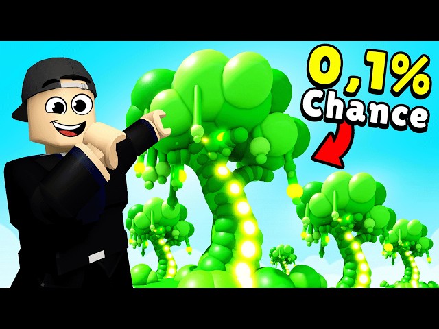 Getting a 0.0001% TREE in Roblox Tree RNG