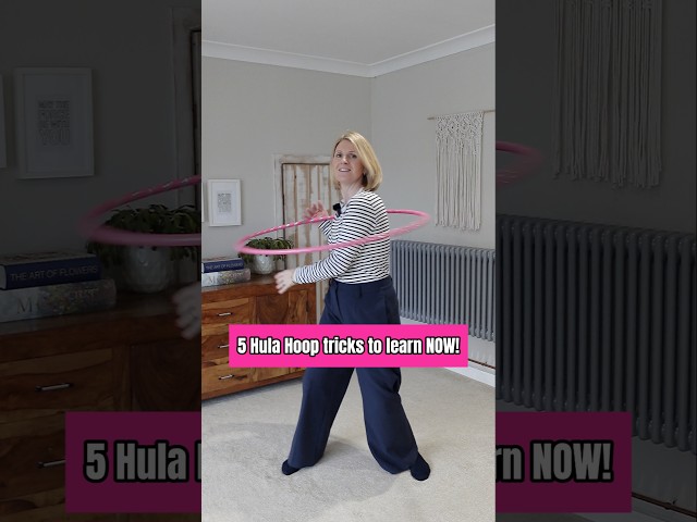 5 Hula Hoop tricks to learn now. comment for tricks breakdown #hulahooptricks #hulahooping