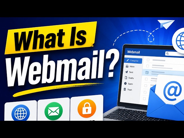 Webmail Kya Hai? | What Is Webmail? | Webmail Ka Complete Guide| Gmail Se Professional Email Banaye.