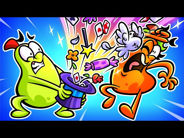 Pears Try Fun Magic Tricks 😱 How To Transform A Skeleton Into A Fruit || Pear Couple Global🍐