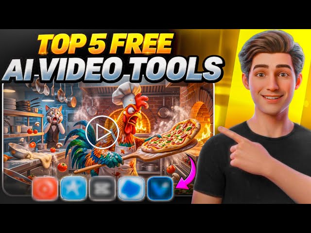 Top 5 Free AI Video Generator Tools Without Watermark🔥Unlimited Image to Video AI FREE ✨