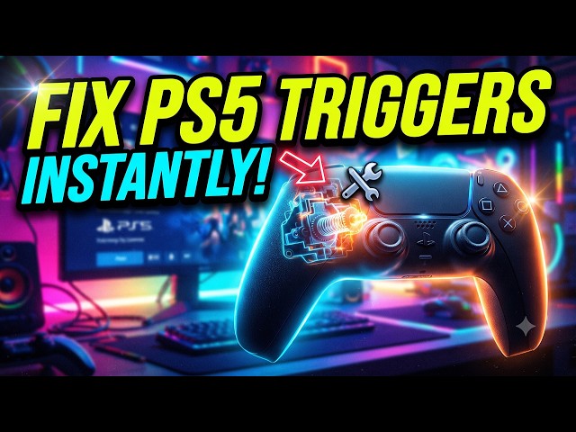 how to Fix Adaptive Trigger issues on PS5 DualSense Controller