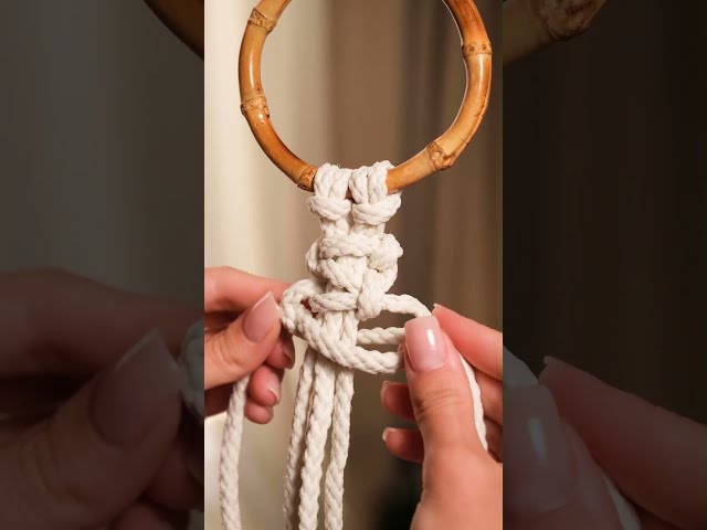 DIY Macrame Paper Towel Holder 🧻🌿 | Genius Kitchen Hack!