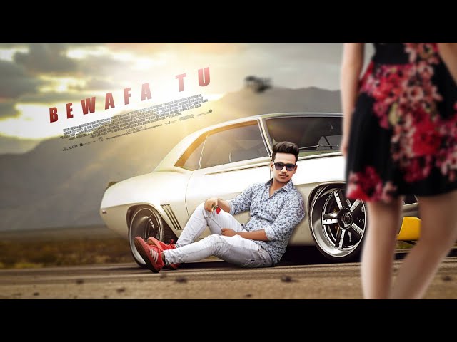 Bewafa Tu - Picsart Manipulation Movie Poster Photo Editing Tutorial | Sonu Rajput Editing | KR