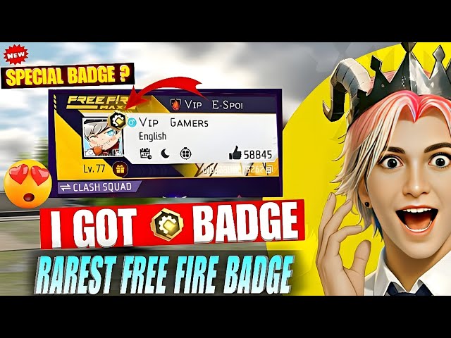 🤯 I Got New Rarest Free Fire 😍 Craftland Badge On My Free Fire Id | VIP GAMERS #craftland #freefire