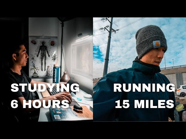 Medical School Weekend - Running 15 miles, studying for 6 hours, relaxing