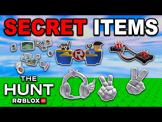 ALL 5 NEW SECRET ITEMS!! (The Hunt 20 Roblox)