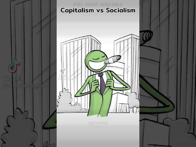 Capitalism vs Socialism [Shorts Version] #capitalism #socialism #economics #politics