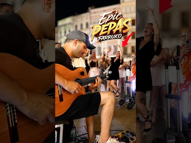 This PEPAS Guitar Turned the Street Into a Party! 🔥 | Farruko