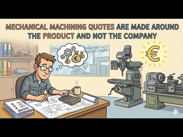 Machining estimates are focused on the product, not the company.